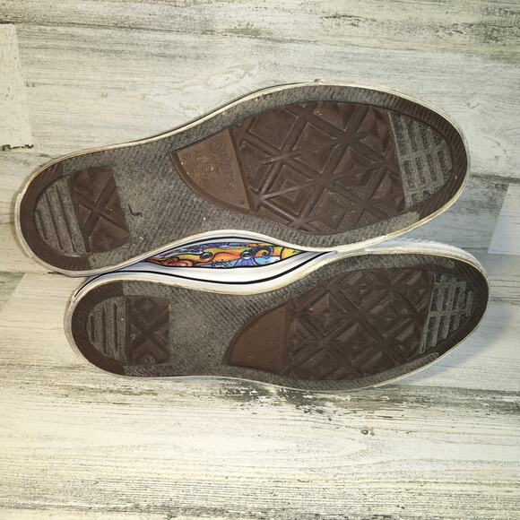 Converse Drew Brophy Womens 8 LImited Edition Art to Wear Sneaker Chuck Mens 6 - Picture 8 of 11